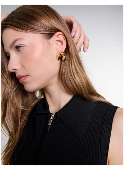 Boucles d'oreilles fortune cookie