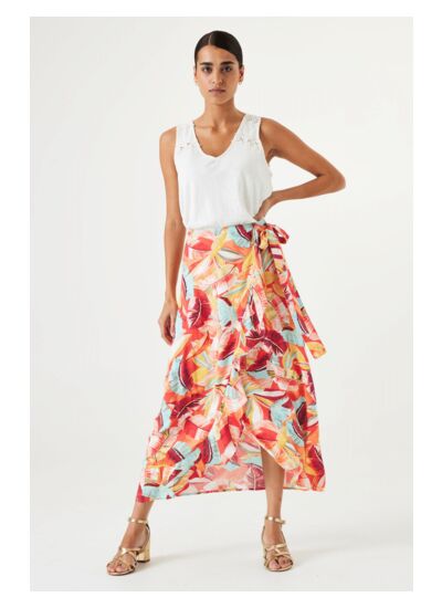 Women Skirts Orange