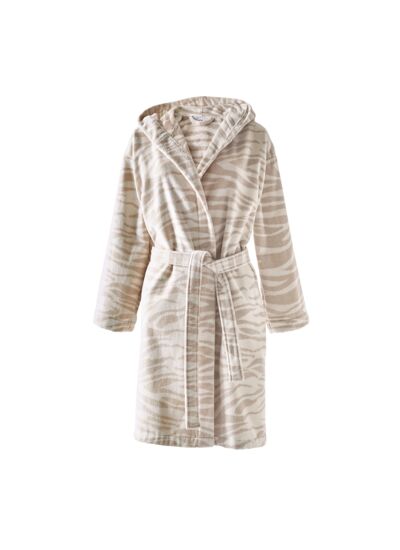 PEIGNOIR | Zèbre - Beige