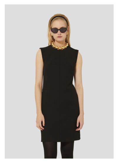Robe Rohane-Noir en Polyester Recyclé