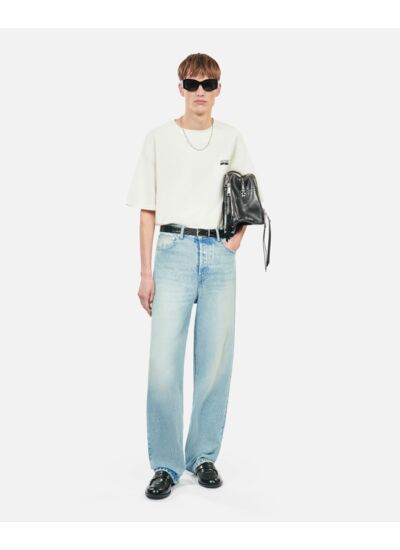 Jean Large Bleu Délavé Homme
