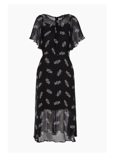 Robe noire/iso allover