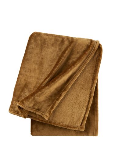 Desforges - Plaid en polaire vert, Castor