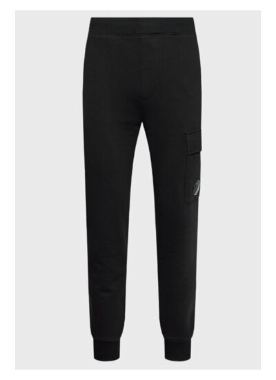 CP Company Pantalon de Jogging Diagonal Raised Fleece Noir