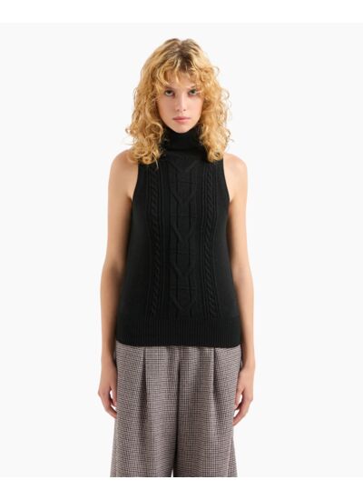 Haut en maille - noir