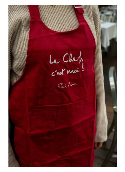 Tablier  Bocuse enfant rouge