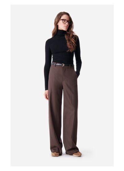 Pantalon Dulce En Laine Mélangée