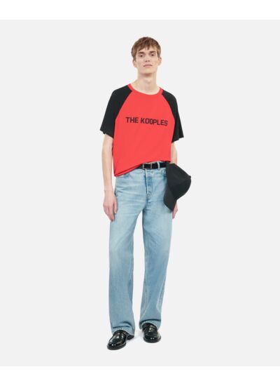 T-Shirt Rouge Logo Homme