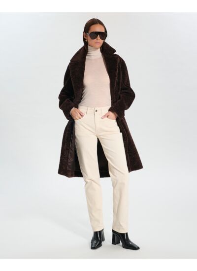 Manteau Mississippo Chocolat en Polyuréthane