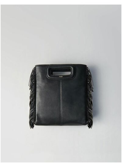 Sac M en cuir à franges