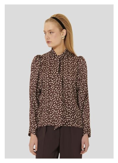 Chemise Candy-Chocolat en Viscose