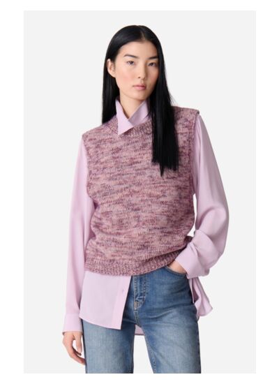 Pull Sans Manches Eloise 100% Laine