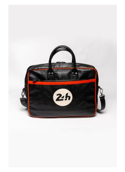 Porte documents cuir 24H Le Mans Carson noir