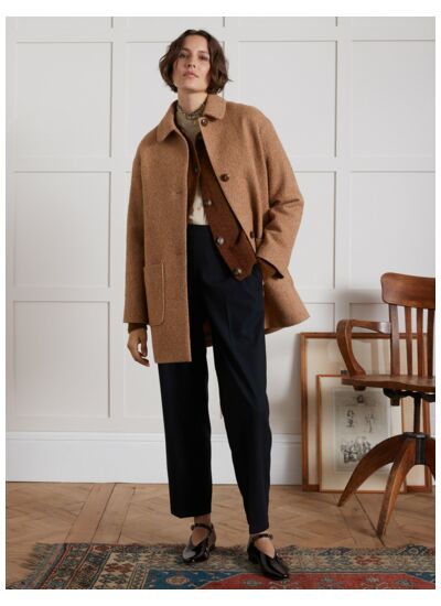 MANTEAU OEUF ABRICOT