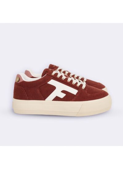 WALNUT PLATFORM TENNIS WOVEN