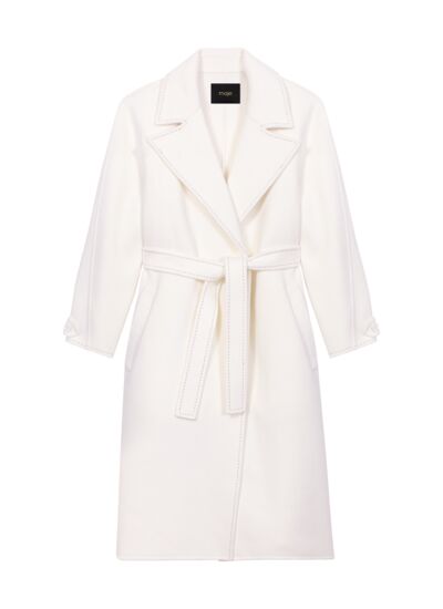 Manteau mi-long double face