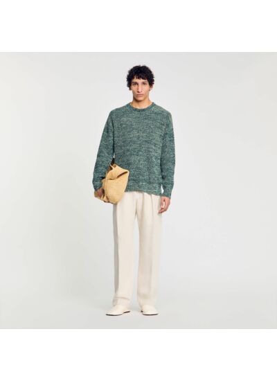 Pull en maille chenille