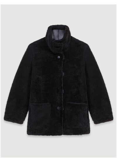 Manteau en cuir réversible