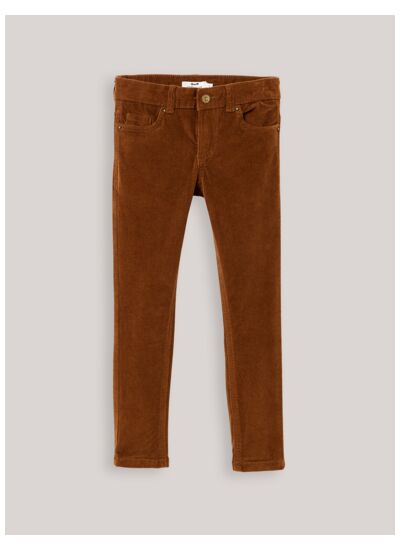 PANTALON slim velou