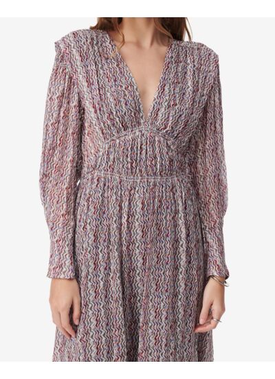 Robe Longue Imprimé Graphique Rinate