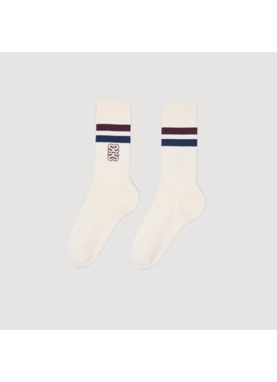 Chaussettes brodées