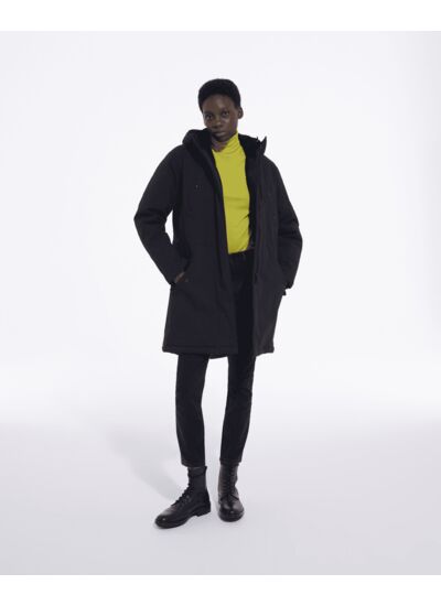 Parka Doublee De Faux Mouton