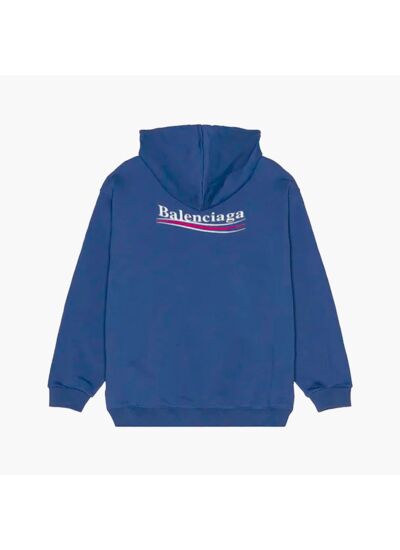 Balenciaga Hoodie Political Campaign Bleu