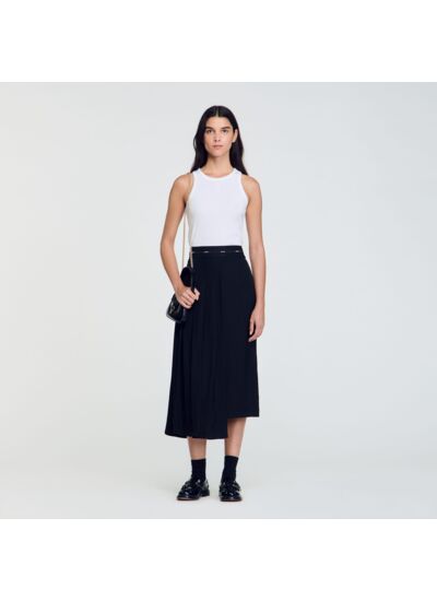 Jupe longue asymétrique