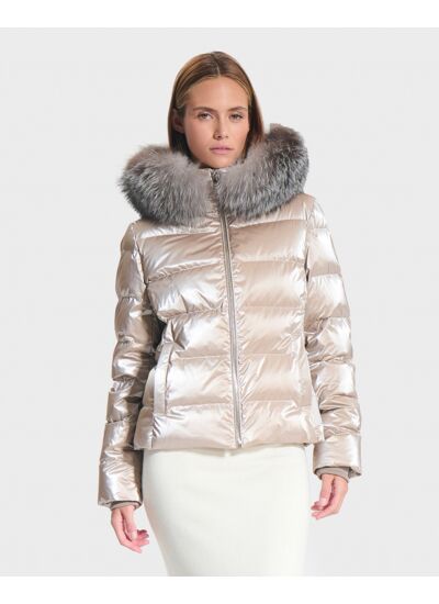 Doudoune Daly Marron glacé en Polyamide