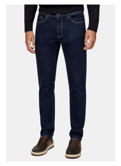 Jean En Denim Extensible Bleu Foncé
