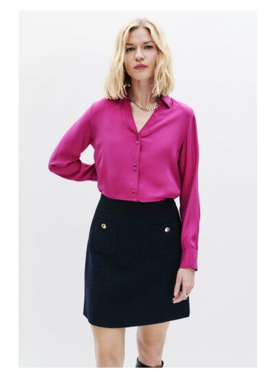 Chemise calysta 100% soie