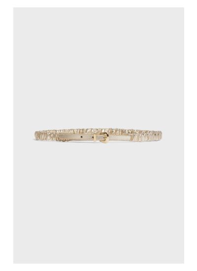 CEINTURE DEVI EN CUIR MÉTALLISÉ ÉLASTIQUÉ DEVI