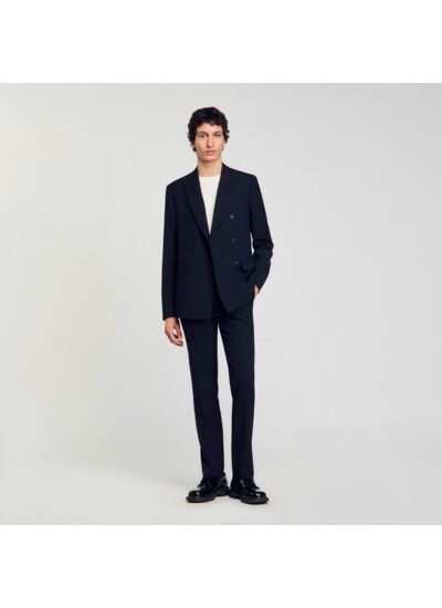 Veste de costume croisée