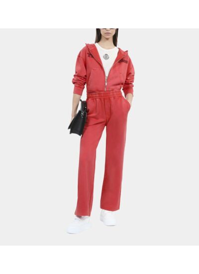 Bas De Jogging Logo Rouge Femme