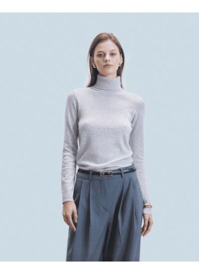 Pull Col Roule Basique