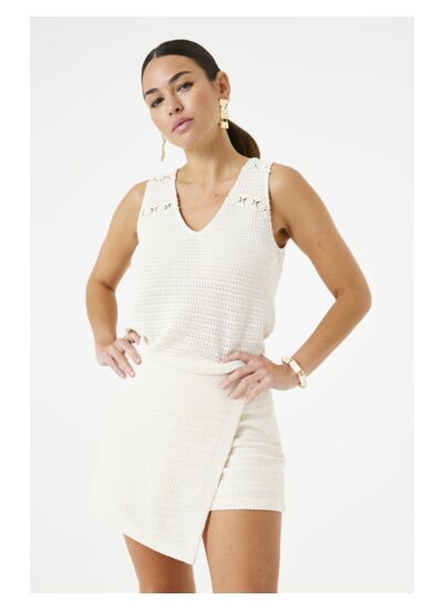 Women Shorts White