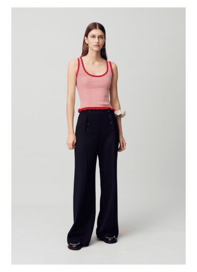 Débardeur rayé maille fine