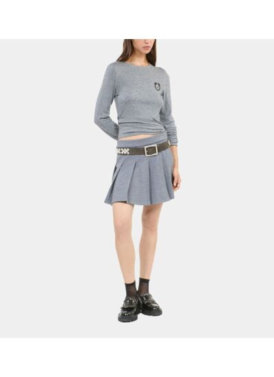 T-Shirt Manches Longues Imprimé Femme
