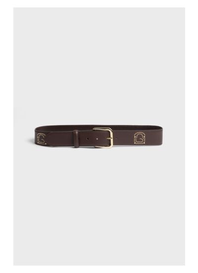 CEINTURE LE MAY EN CUIR AVEC STUDS LE MAY