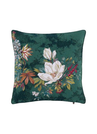 Yves Delorme - Housse de coussin en coton bleu, Panorama