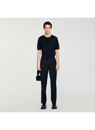Pantalon cargo élastiqué