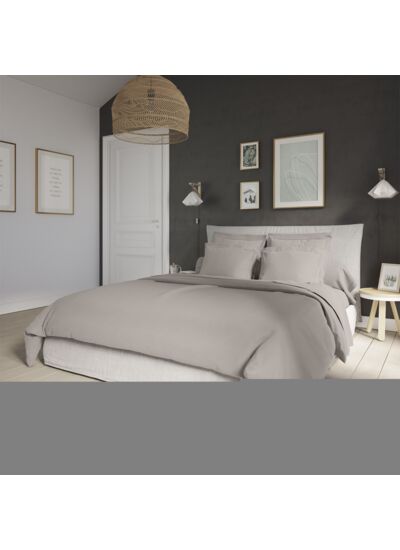 Housse de couette Influence Percale Fumée