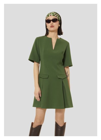 Robe Riyu-Cactus en Polyester Recyclé