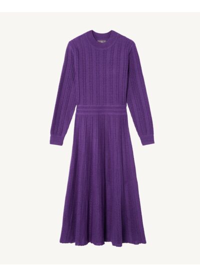 Robe longue pointelle - Femme - VANDA