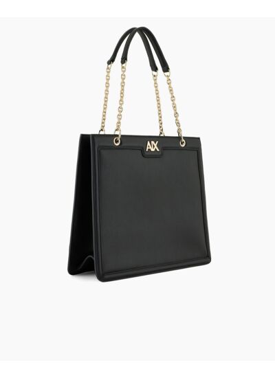 Sac cabas femme l-noir/noir
