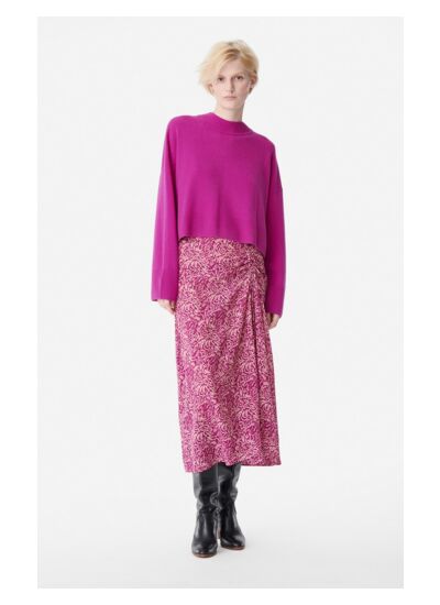 Jupe Calyp En Viscose et Soie