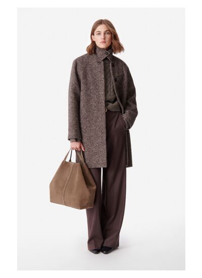 Manteau Didier En Laine Mélangée