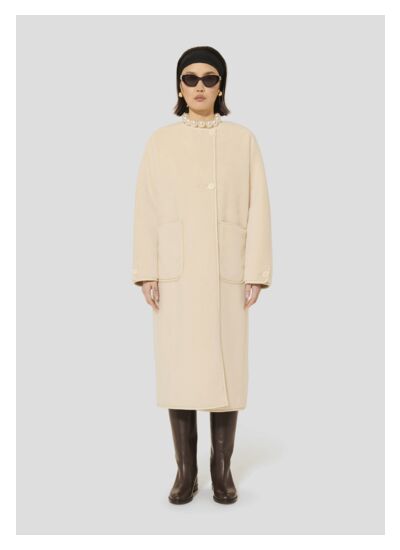 Manteau Marta-Craie en Polyester