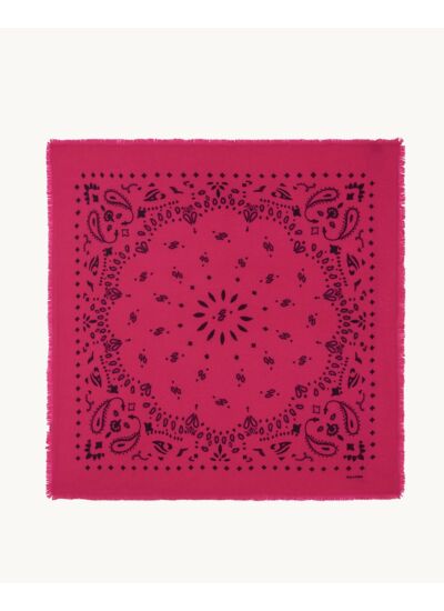 Bandana Hachiko Grand bandana cachemire imprimé
