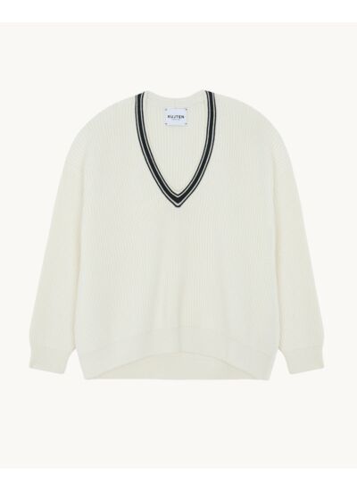 Pull Eliane blanc